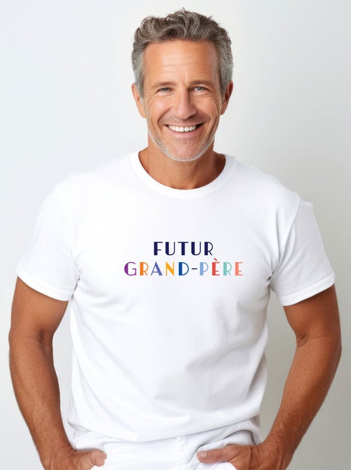 T-shirt Homme - FUTUR GRAND-PÈRE - Kiabi