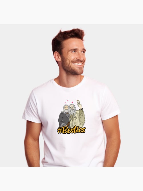 T-shirt Homme - GANDALF AND DUMBLEDORE - Kiabi