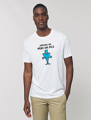 T-shirt Homme - GENIAL DE PERE EN FILS