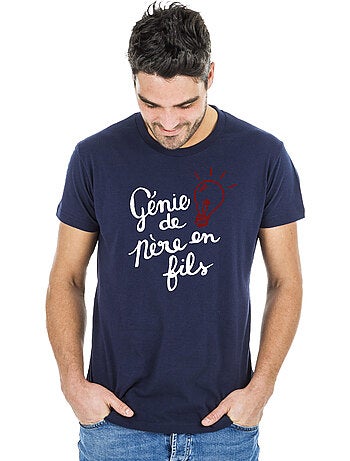 T-shirt Homme - GÉNIE DE PÈRE EN FILS