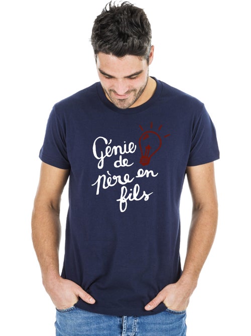 T-shirt Homme - GÉNIE DE PÈRE EN FILS - Kiabi