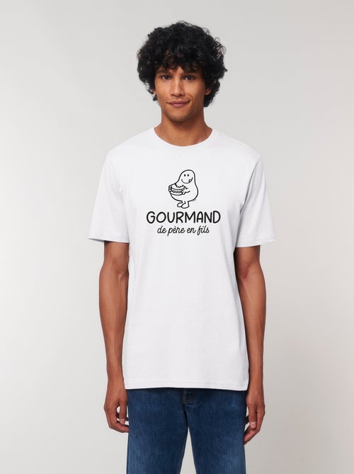 T-shirt Homme - GOURMAND DE PERE EN FILS - Kiabi