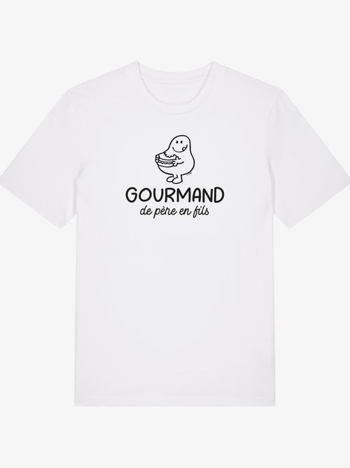 T-shirt Homme - GOURMAND DE PERE EN FILS - Kiabi