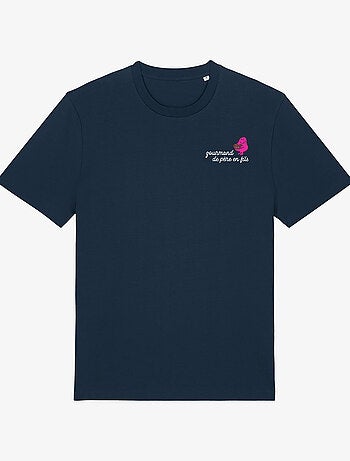 T-shirt Homme - GOURMAND DE PERE EN FILS COEUR