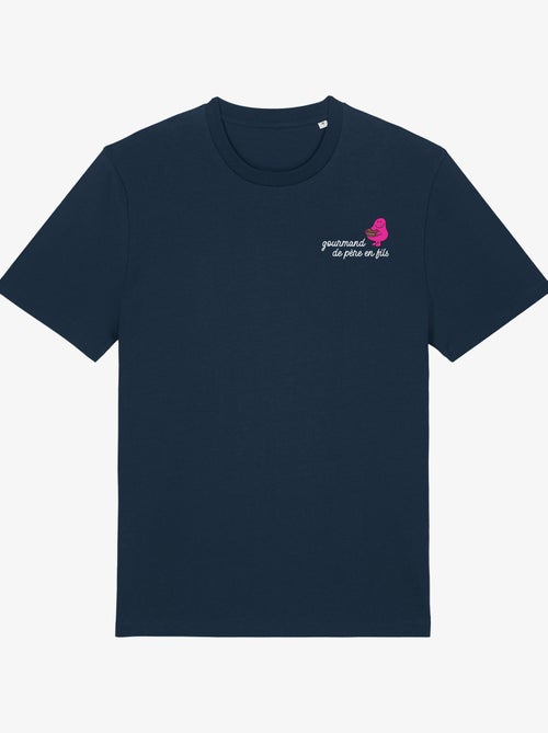 T-shirt Homme - GOURMAND DE PERE EN FILS COEUR - Kiabi