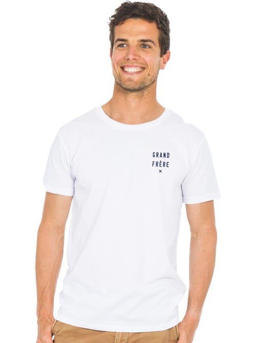 T-shirt Homme - GRAND FRÈRE X CŒUR WAF - Kiabi