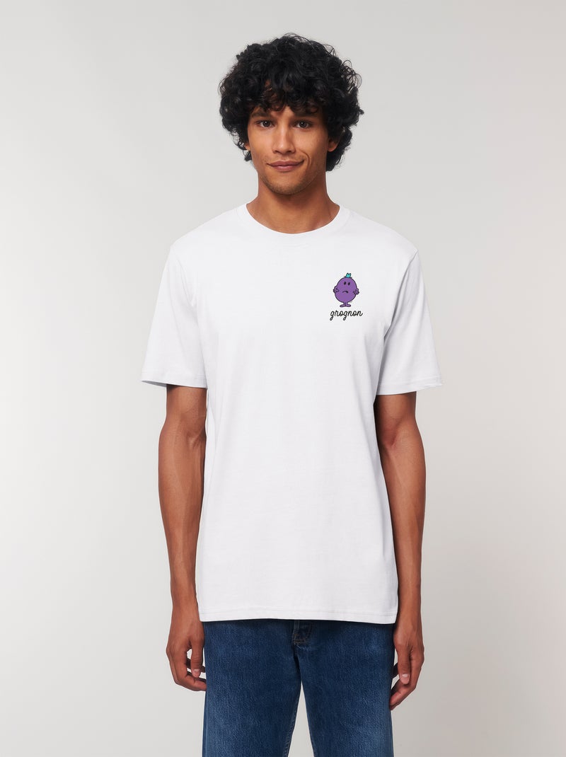T-shirt Homme - GROGNON COEUR Blanc - Kiabi