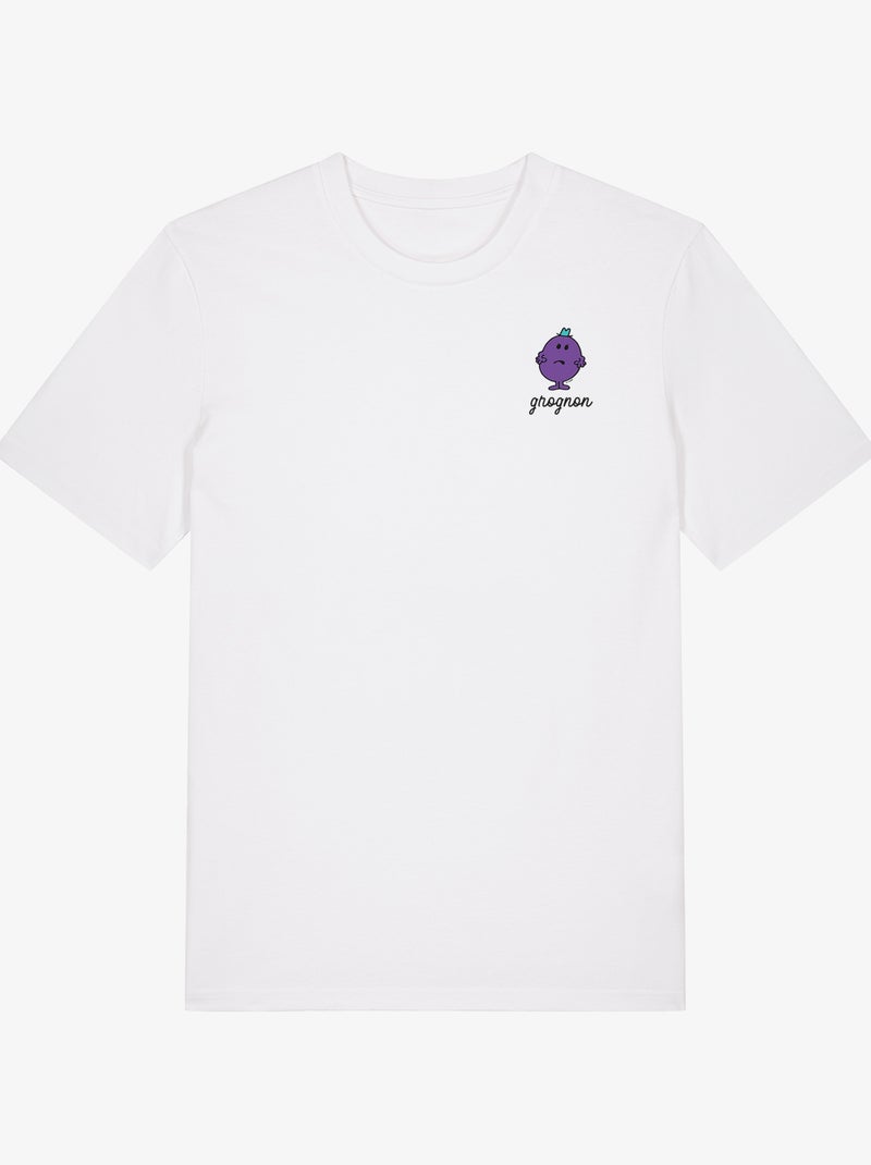 T-shirt Homme - GROGNON COEUR Blanc - Kiabi