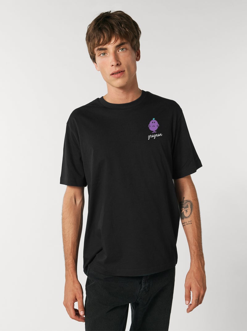 T-shirt Homme - GROGNON COEUR Noir - Kiabi