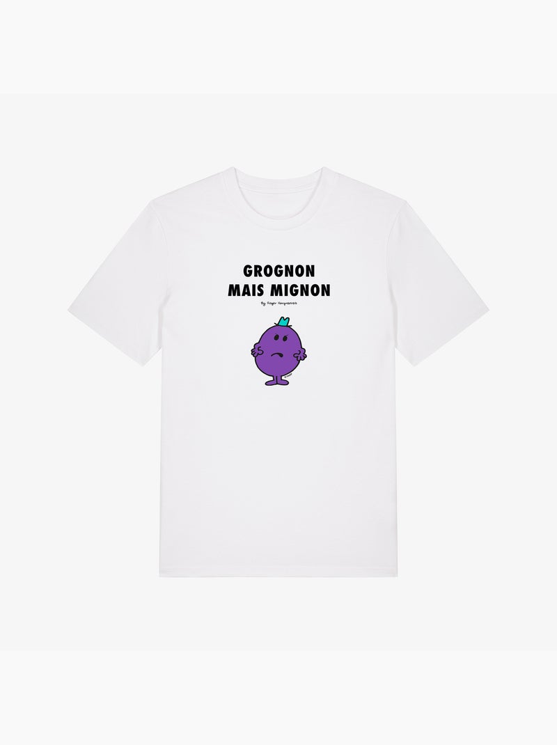 T-shirt Homme - GROGNON MAIS MIGNON 2 Blanc - Kiabi