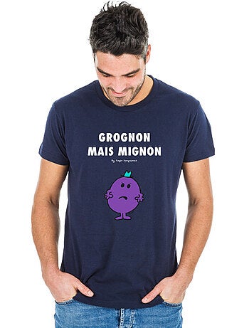 T-shirt homme - grognon mais mignon 2