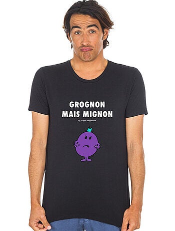 T-shirt homme - grognon mais mignon 2