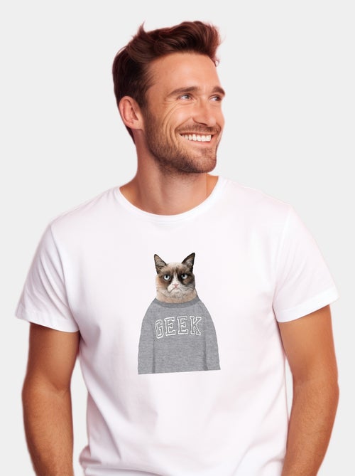T-shirt Homme - GRUMPY CAT - Kiabi