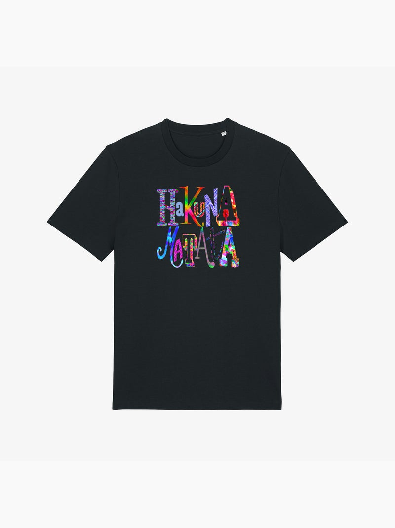 T-shirt Homme - HAKUNA MATATA COLOR Noir - Kiabi