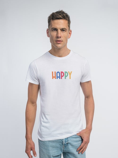 T-shirt Homme - HAPPY COLORÉ - Kiabi