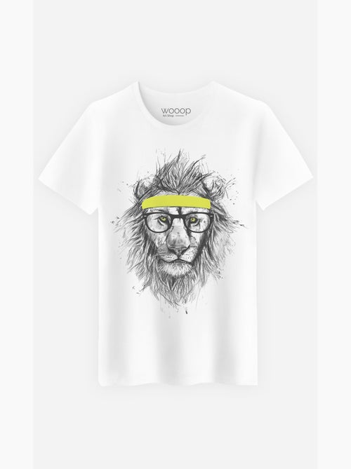 T-shirt Homme - HIPSTER LION - Kiabi