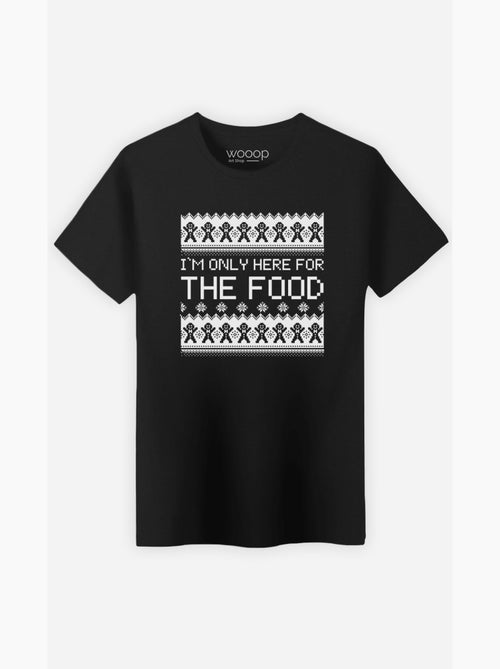 T-shirt Homme - I M ONLY HERE FOR THE FOOD - Kiabi