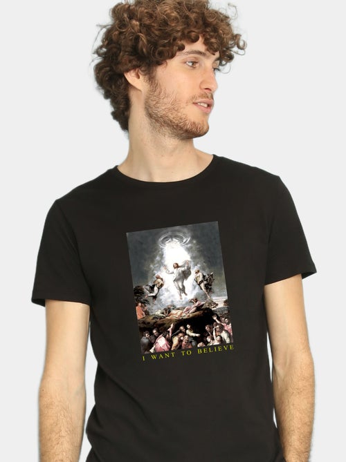 T-shirt Homme - I WANT TO BELIEVE - Kiabi