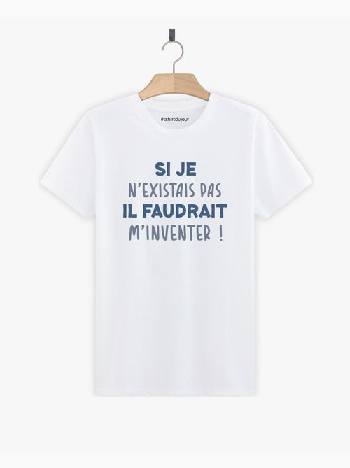 T-shirt Homme - IL FAUDRAIT M'INVENTER - Kiabi