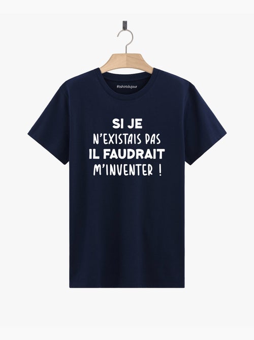 T-shirt Homme - IL FAUDRAIT M'INVENTER - Kiabi