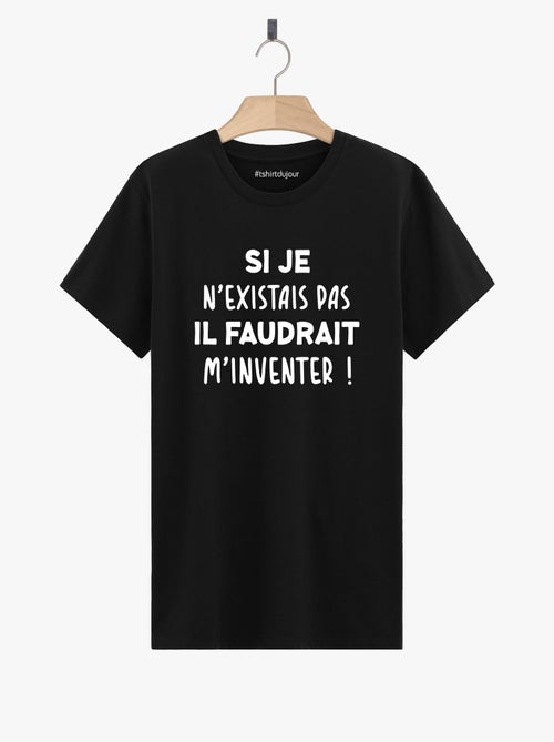 T-shirt Homme - IL FAUDRAIT M'INVENTER - Kiabi