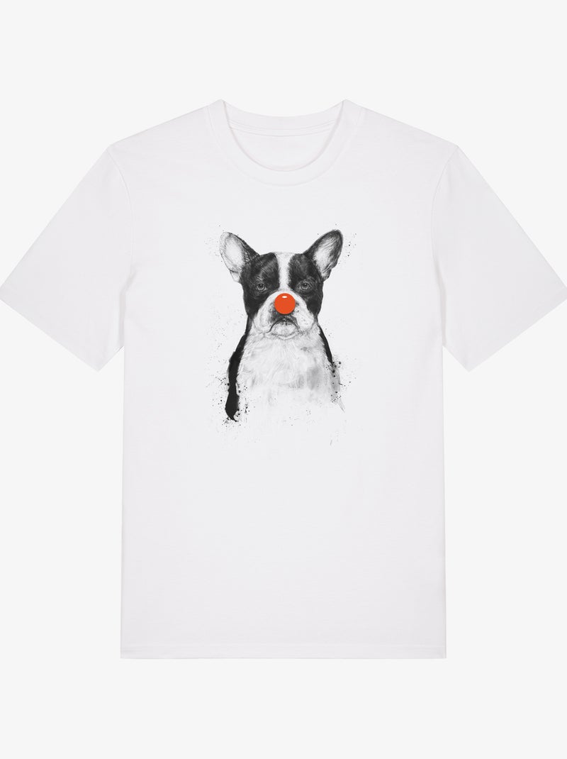 T-shirt Homme - I'M NOT YOUR CLOWN Blanc - Kiabi