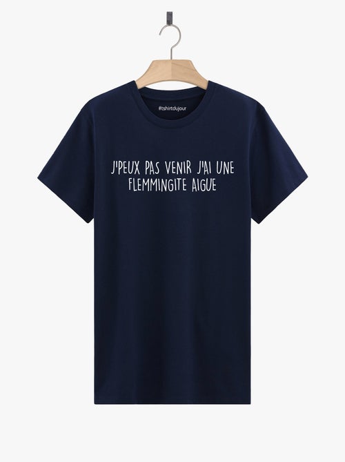 T-shirt Homme - J'AI UNE FLEMMINGITE AIGUE - Kiabi