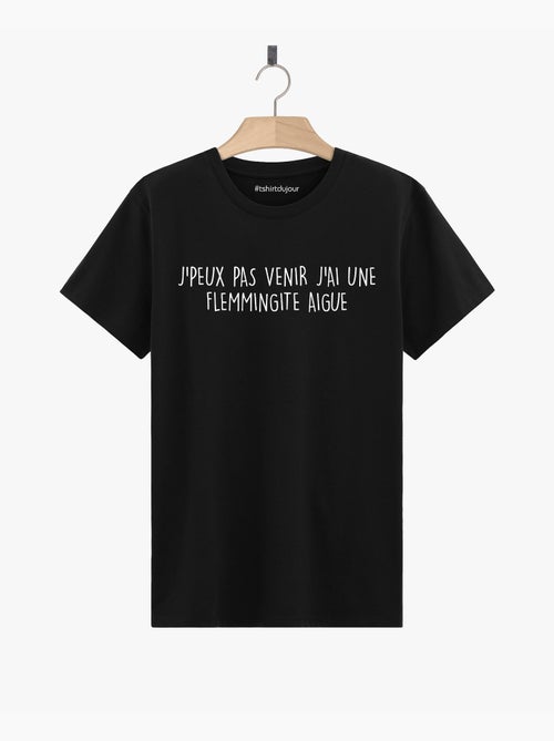 T-shirt Homme - J'AI UNE FLEMMINGITE AIGUE - Kiabi