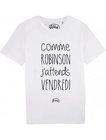 T-shirt homme - j'attends vendredi