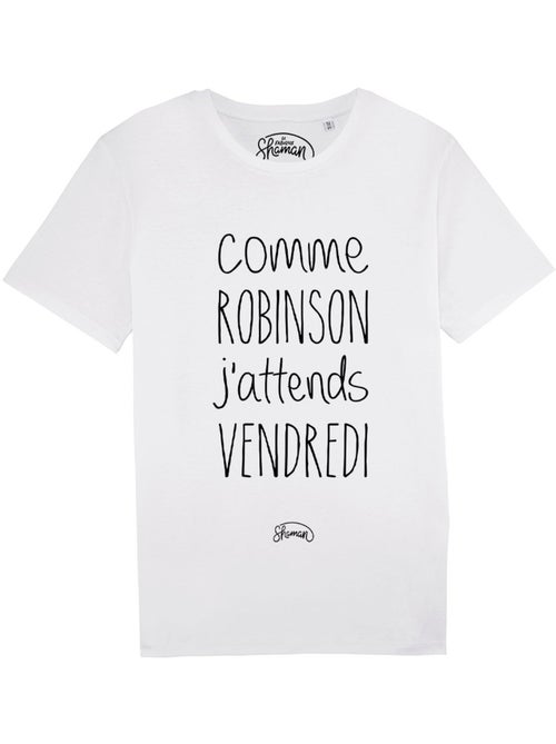 T-shirt Homme - J'ATTENDS VENDREDI - Kiabi