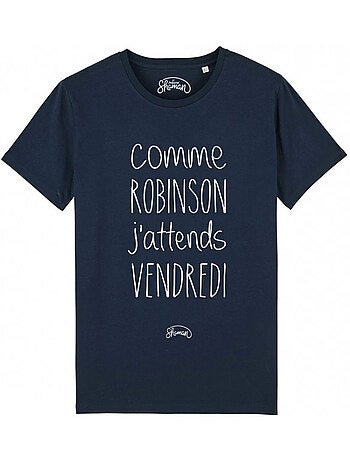 T-shirt Homme - J'ATTENDS VENDREDI