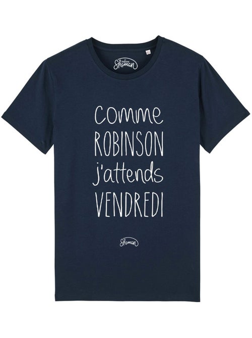 T-shirt Homme - J'ATTENDS VENDREDI - Kiabi