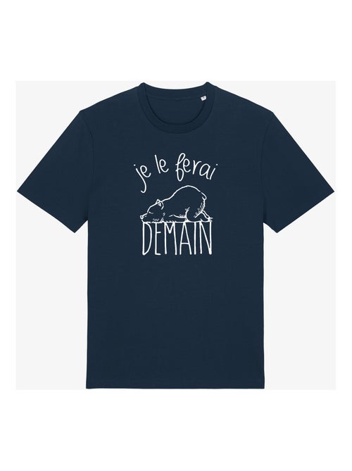 T-shirt Homme - JE LE FERAI DEMAIN - Kiabi