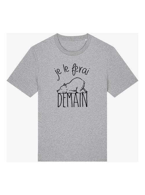 T-shirt Homme - JE LE FERAI DEMAIN - Kiabi