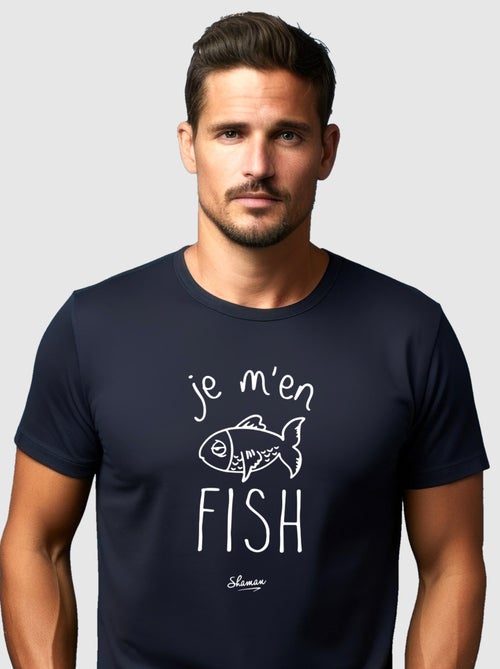 T-shirt Homme - JE M'EN FISH - Kiabi