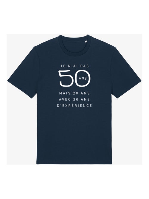 T-shirt Homme - JE N'AI PAS 50 ANS MAIS 20 ANS AVEC 30 ANS D'EXPERIENCE WAF - Kiabi