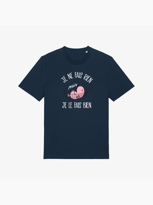 T-shirt Homme - JE NE FAIS RIEN MAIS JE LE FAIS BIEN - Kiabi
