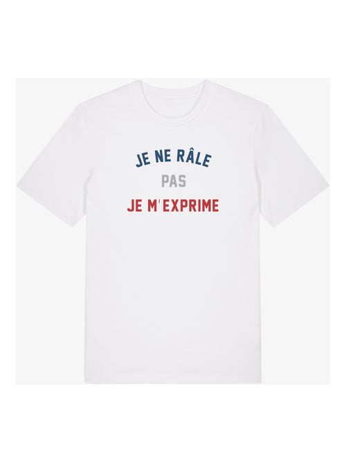 T-shirt Homme - JE NE RÂLE PAS JE M'EXPRIME - Kiabi