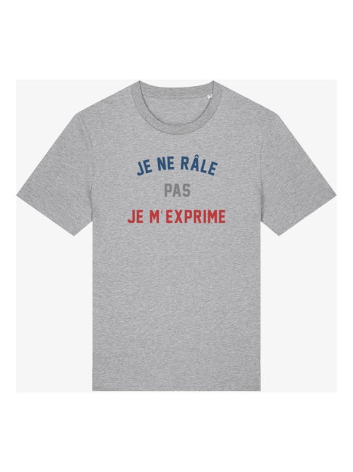 T-shirt Homme - JE NE RÂLE PAS JE M'EXPRIME - Kiabi