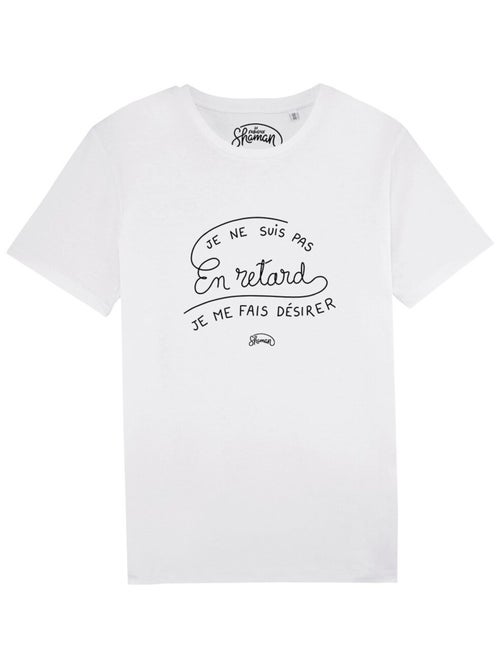 T-shirt Homme - JE NE SUIS PAS EN RETARD, JE ME FAIS DESIRER - Kiabi