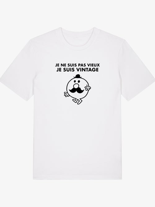 T-shirt Homme - JE NE SUIS PAS VIEUX JE SUIS VINTAGE - Kiabi