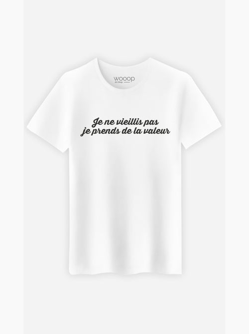 T-shirt Homme - JE NE VIEILLIS PAS JE PRENDS DE LA VALEUR 2 - Kiabi