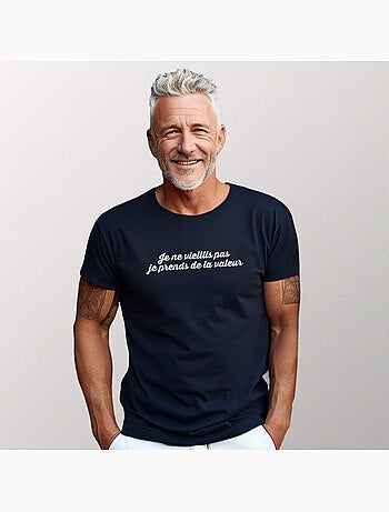 T-shirt Homme - JE NE VIEILLIS PAS JE PRENDS DE LA VALEUR 2