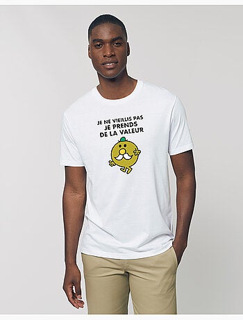 T-shirt Homme - JE NE VIEILLIS PAS JE PRENDS DE LA VALEUR