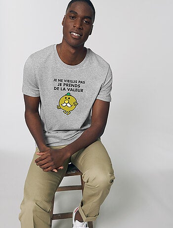 T-shirt Homme - JE NE VIEILLIS PAS JE PRENDS DE LA VALEUR