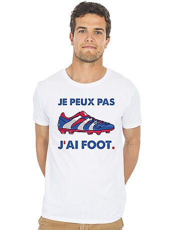 T-shirt homme - je peux pas j'ai foot