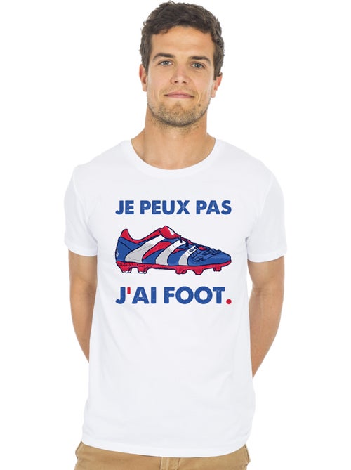 T-shirt Homme - JE PEUX PAS J'AI FOOT - Kiabi