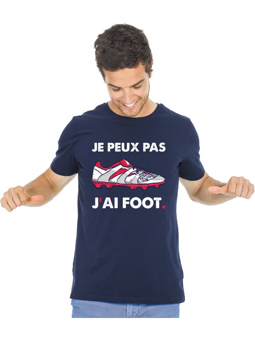 T-shirt Homme - JE PEUX PAS J'AI FOOT - Kiabi