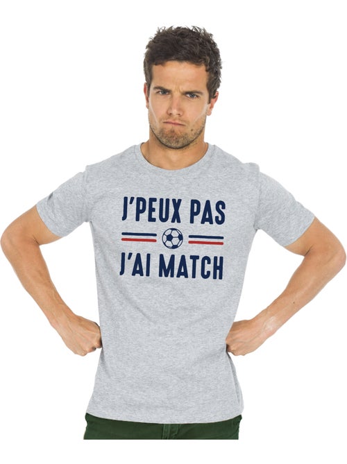 T-shirt Homme - JE PEUX PAS J'AI MATCH - Kiabi
