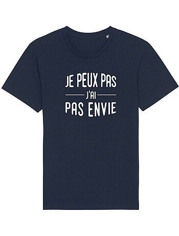 T-shirt homme - je peux pas j'ai pas envie